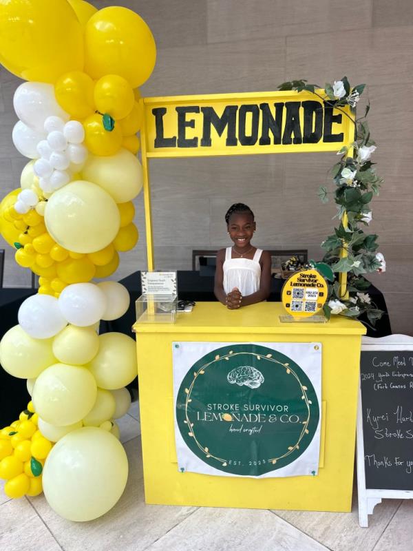 Kyrei Hartsfield has netted thousands from her lemo<em></em>nade business.