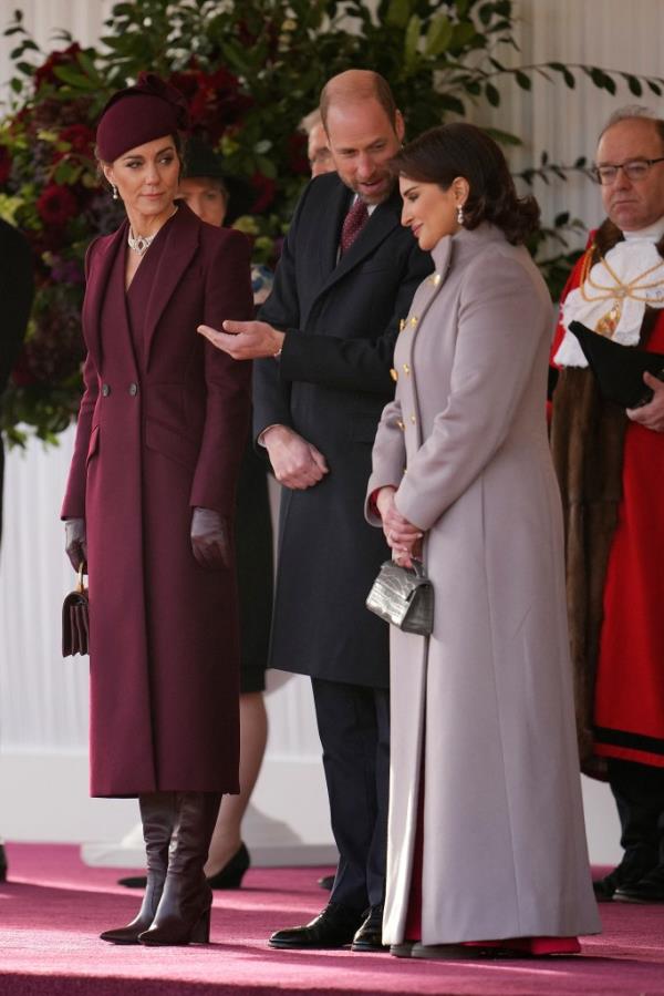 Prince William, Kate Middleton and the Emir of Qatar's wife
