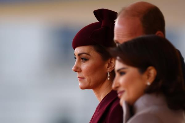Kate Middleton, Prince William, and the Emir of Qatar's wife