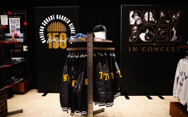 Special Billy Joel merchandise is being sold at his last residency show.