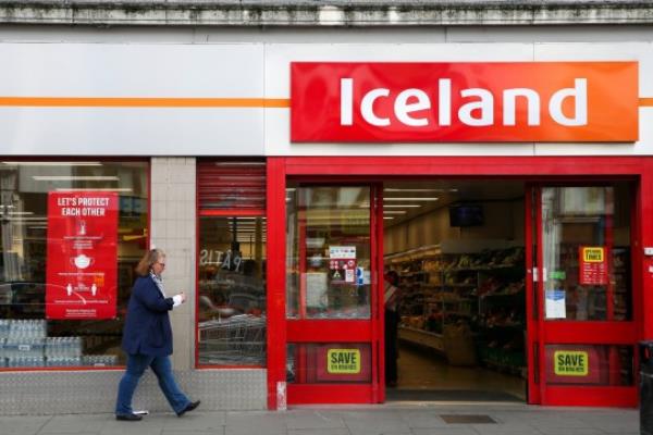 An Iceland store front.