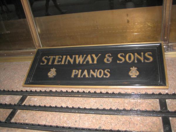 It may be a new-development overall, but the building has ties to a famed piano manufacturer.