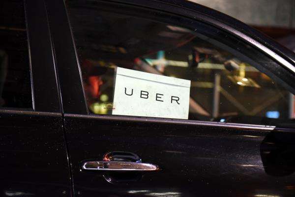 Uber vehicle.