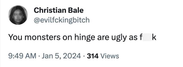Screenshot of X post