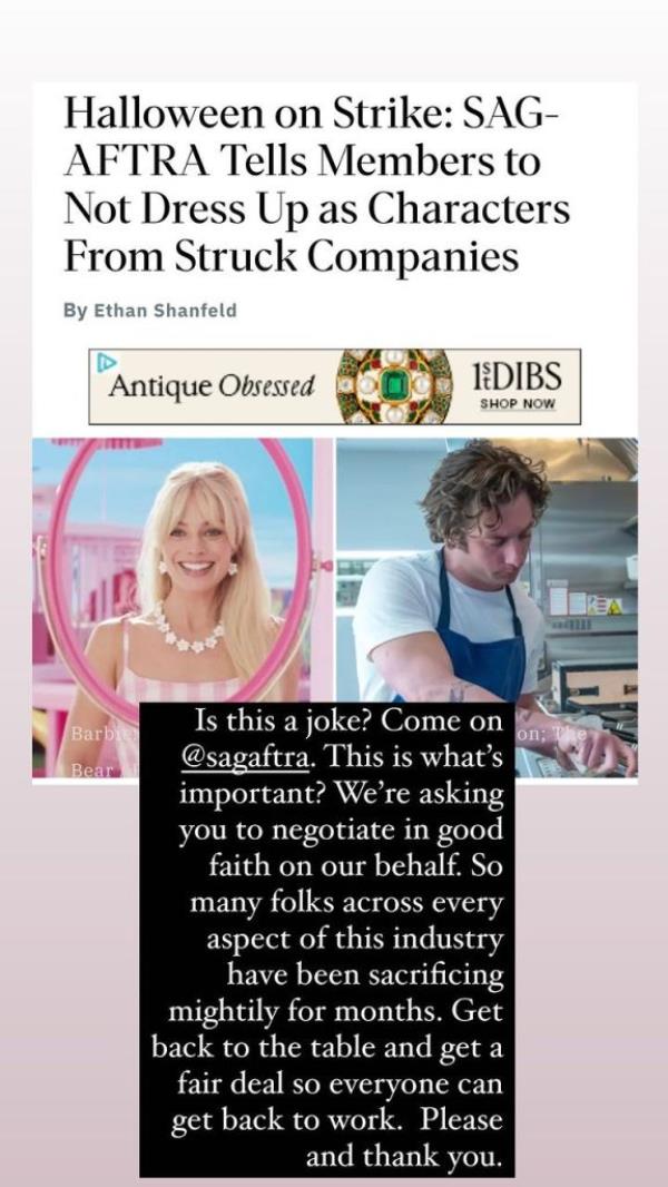 “Is this a joke? Come on SAG-AFTRA,