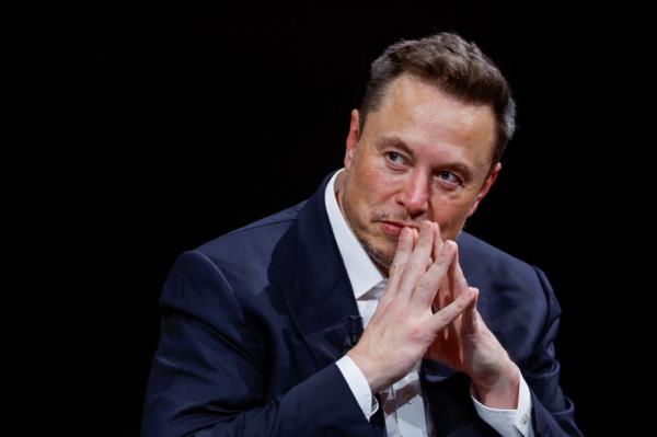 Elon Musk at the VivaTech event in Paris on Friday.