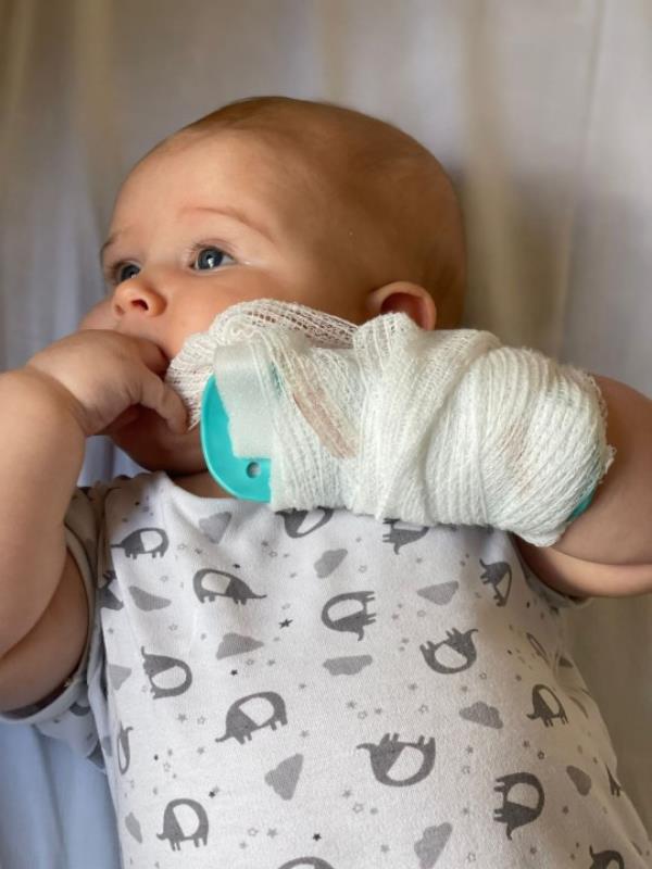Mateo in the hospital