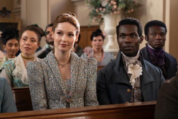 Hannah Dodd as Francesca Bridgerton, Victor Alli as John Stirling