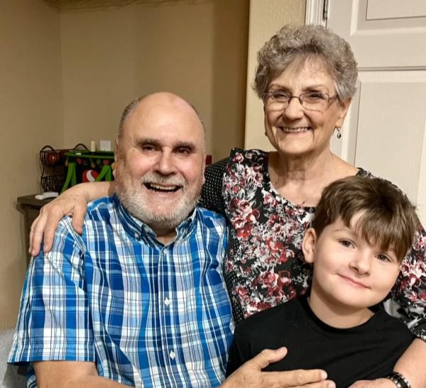 The elder Shuck broke his neck and back when firefighters dropped the chair the man had been sitting in down the stairs, last month.