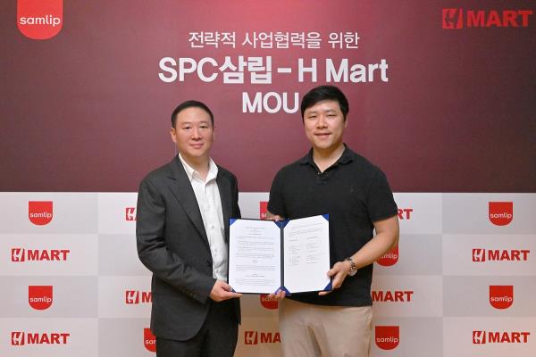 SPC Samlip与亚洲连锁超市H Mart合作
