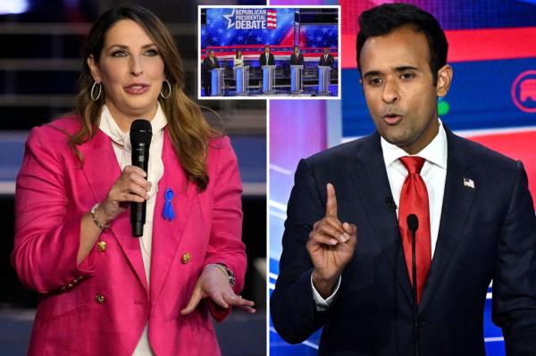 Vivek Ramaswamy加剧了共和党全国委员会主席Ronna McDaniel的不和