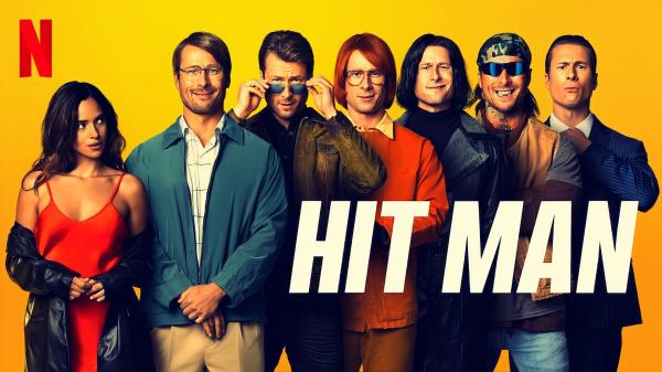 Hit Man with Glen Powell playing many different characters