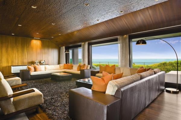 The living room.