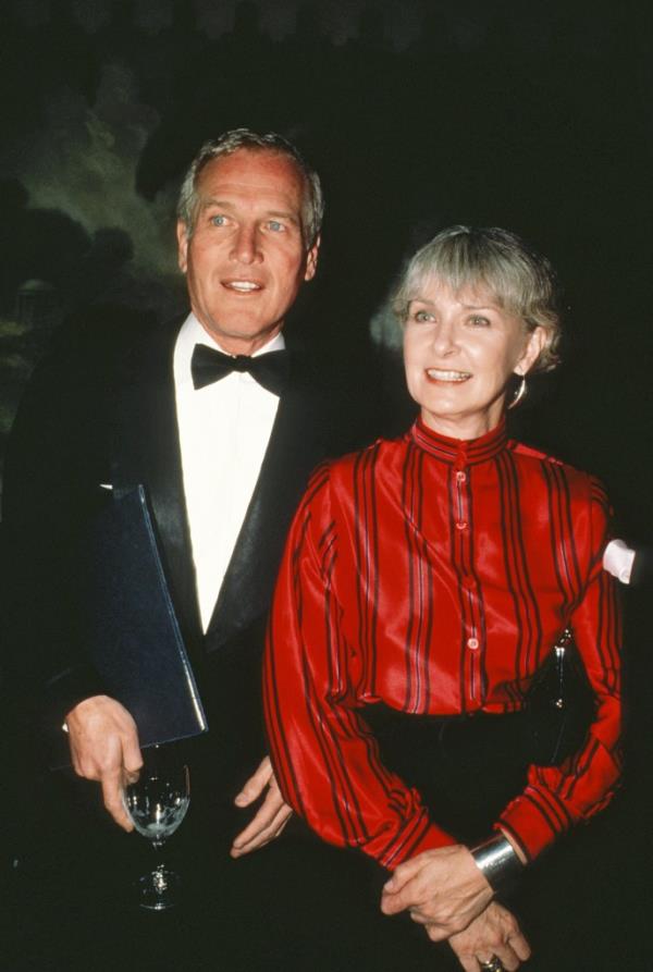 Newman and Woodward out in New York City in 1984.