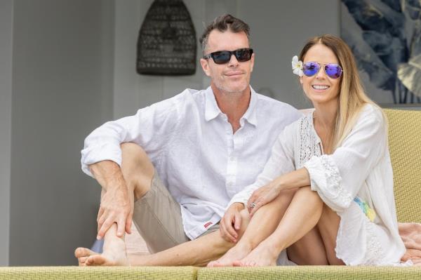 Ryan and Trista Sutter on vacation in Willemstad, Curacao on November 29, 2022
