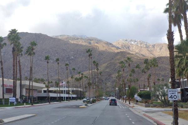 Tahquitz Canyon Way and Calle Alvarado in Palm Springs