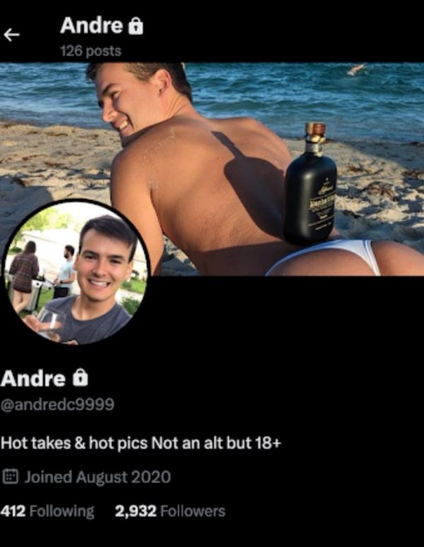 The staffer's former X account