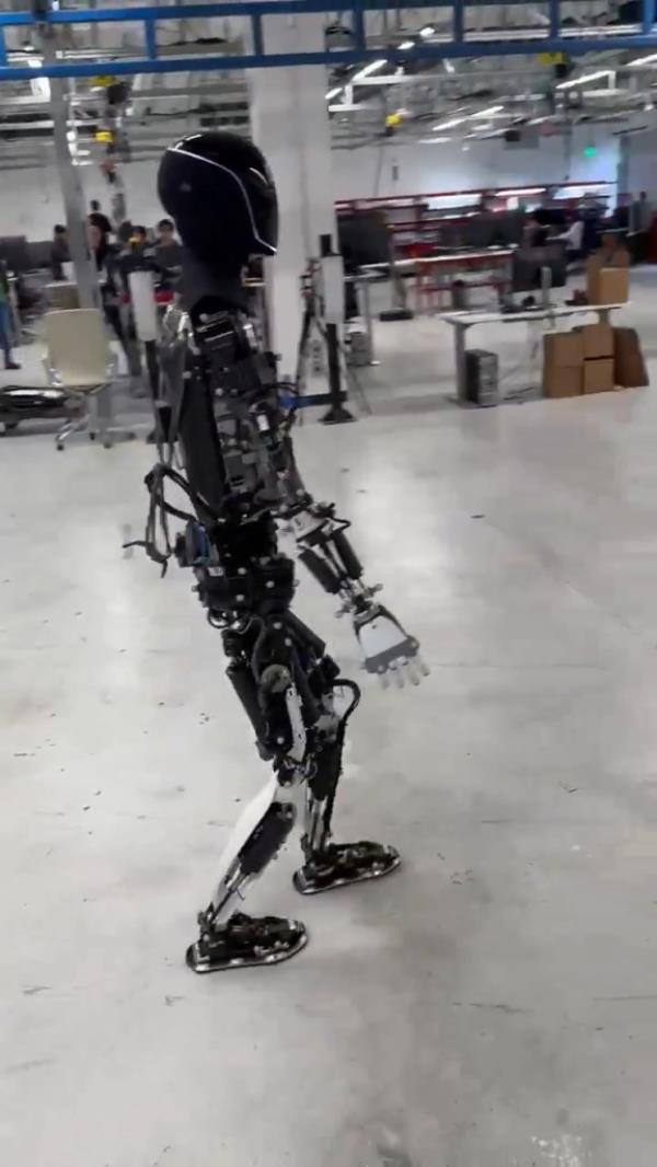 Musk posted on X Wednesday, updating the world on the bot’s progress in a 15-second clip.