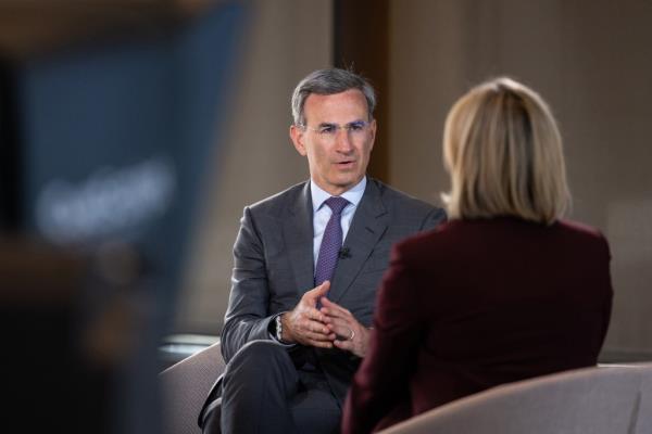 Peter Orszag, chief executive officer of Lazard Inc., during a Bloomberg Television interview in London, UK, on Thursday, June 20, 2024.