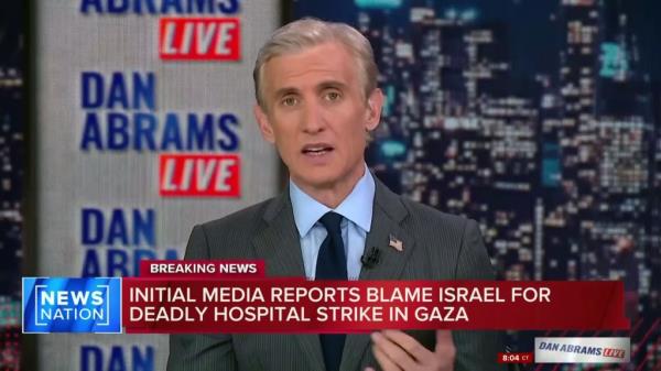 Abrams slammed the media for relying on Hamas' false information, which blamed Israel for the explosion at the Gaza hospital.