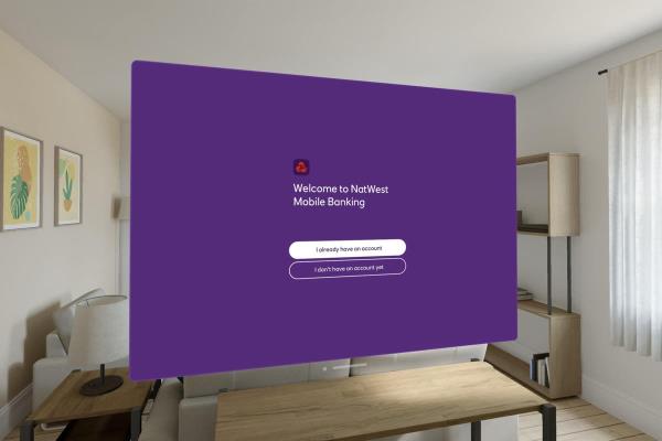NatWest在苹果的Vision Pro耳机上提供银行应用程序