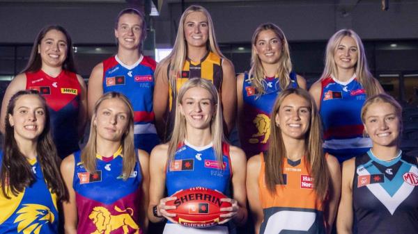 AFLW的选秀将首次完全是全国性的，球员将可以在所有18个俱乐部中使用