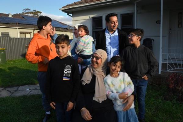 Wael Altannah, wife Maysoun and their family fled Gaza for a life in Australia.