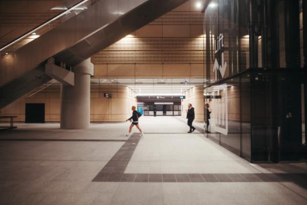 Navigating the cavernous Martin Place station, one of the questions is: wher<em></em>e’s the loo?