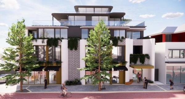 Proposed North Beach apartment development.