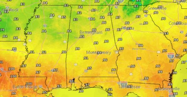 Tuesday highs