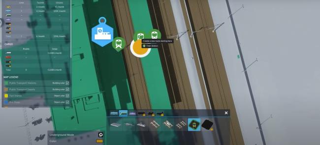 Train line icons in Cities: Skylines 2.