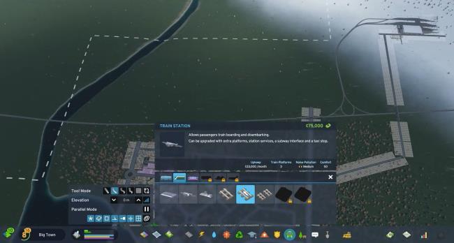 The des<em></em>cription of train station in Cities: Skylines 2.