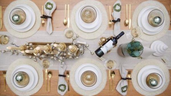Meadows and Byrne tablescape. 