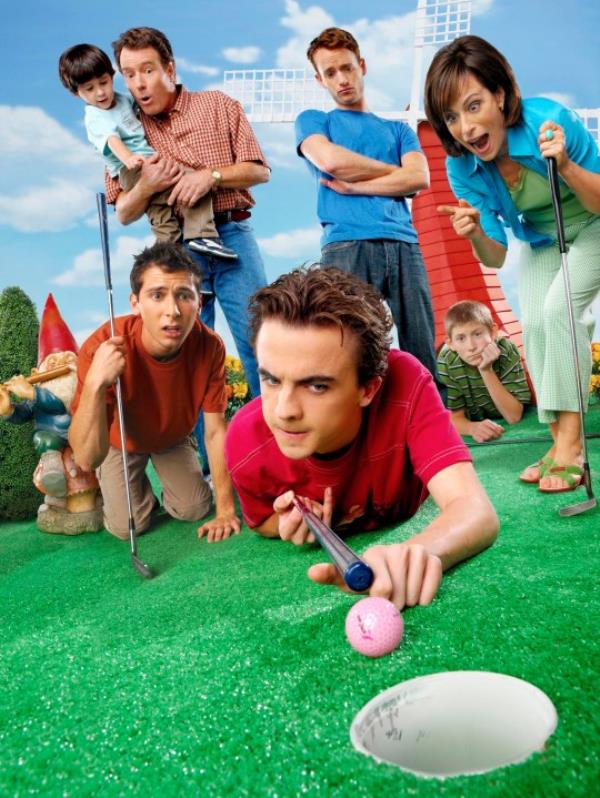 Lukas Rodriguez, Bryan Cranston, Christopher Masterson, Jane Kaczmarek, Erik Per Sullivan, Frankie Muniz and Justin Berfield in Malcolm in the Middle