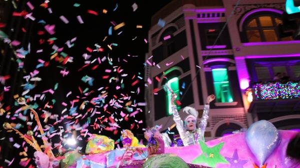 A free co<em></em>ncert by Counting Crows, presented by the Reese's Senior Bowl, followed Mobile's parades on Feb. 3, 2024.