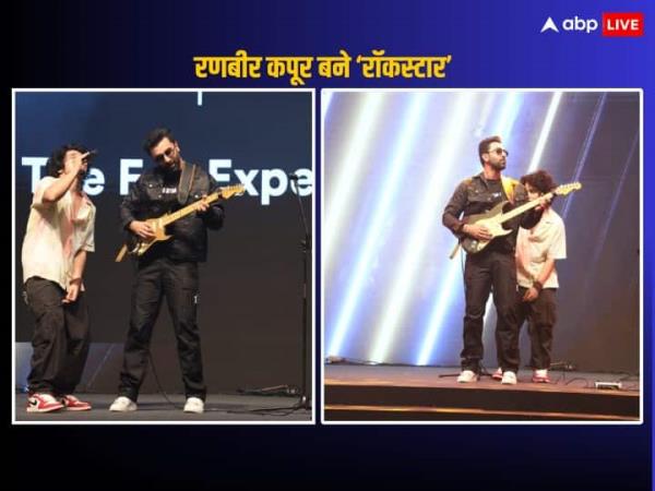 动物音乐发布会Ranbir Kapoor演唱了他即将上映的电影视频中的歌曲