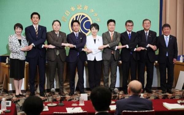 自民党领导人候选人讨论提前选举的可能性